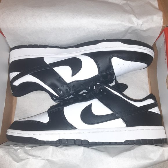 SIZE 12 - Nike Dunk Low Retro White Black Panda - DD1391-100 - AUTHENTIC NEW! - Picture 7 of 9